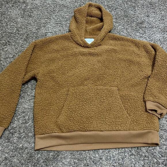 American Eagle Sherpa Teddy Pullover size Medium - Picture 1 of 10